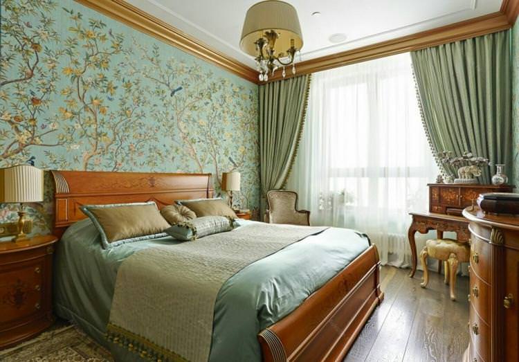 Спальня 12 кв.м. у класичному стилі - Дизайн інтер'єру