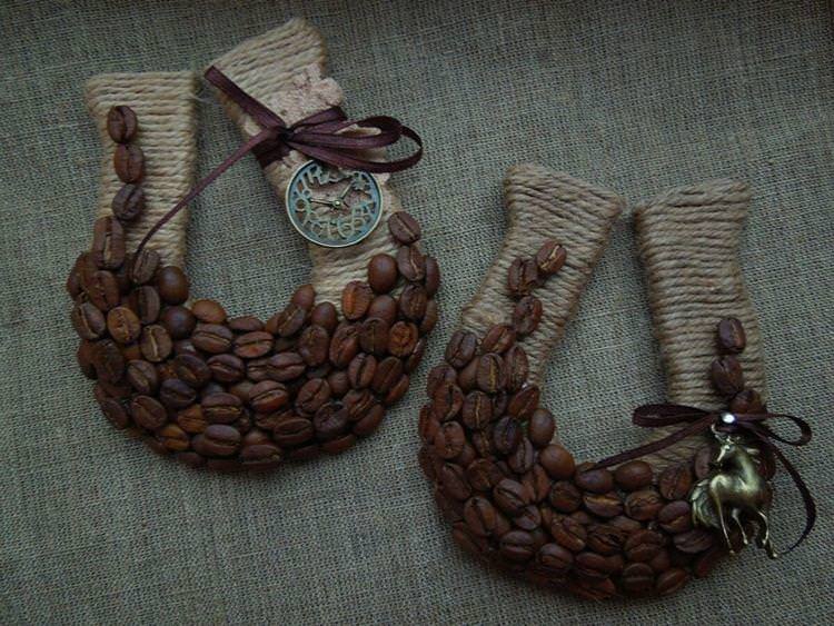 Вироби з кавових зерен своїми руками - фото та ідеї