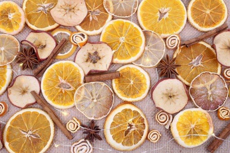 Сушіння апельсинів на повітрі - Як засушити апельсини для декору