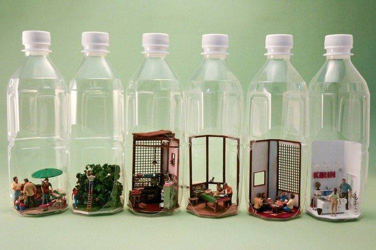 Декоративні фігурки - Вироби із пластикових пляшок своїми руками