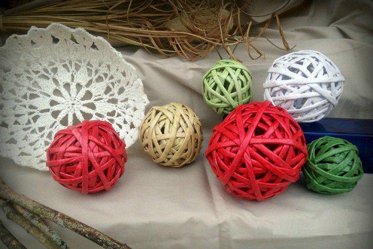 Декоративні кулі - Плетіння з газетних трубочок для початківців