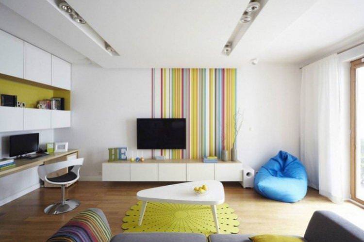 Контрасти - Колірні поєднання стіни, підлога та стеля