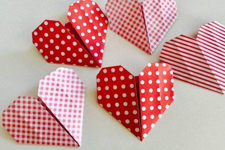 Серце-закладка - Як зробити серце з паперу