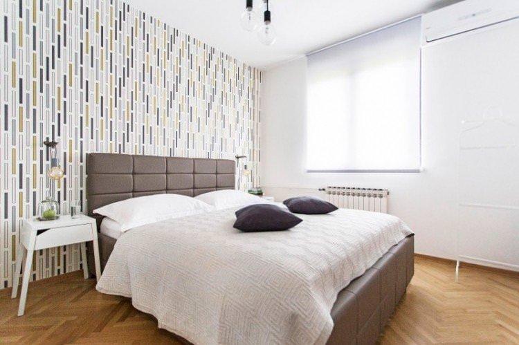 Оздоблення підлоги - Дизайн спальні в скандинавському стилі