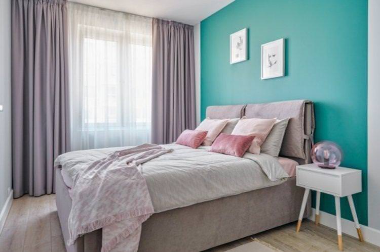 Маленька спальня у скандинавському стилі - дизайн інтер'єру фото