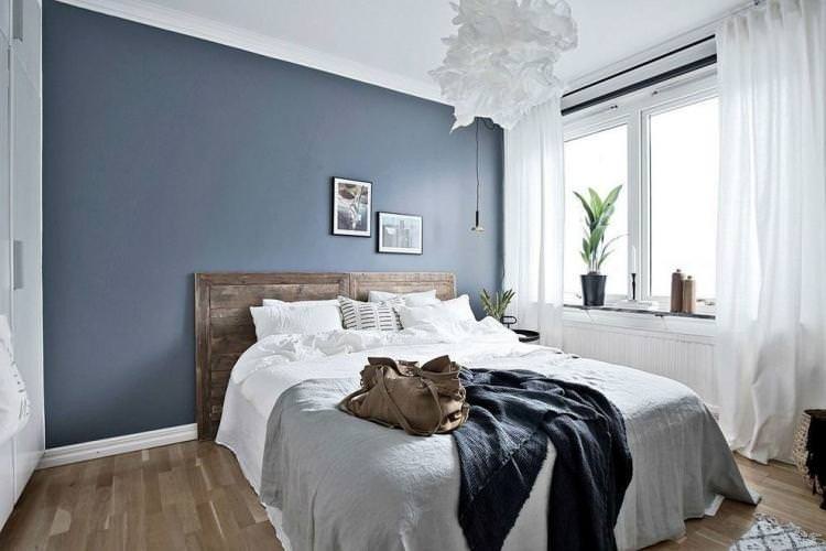 Спальня 12 кв.м. у скандинавському стилі - дизайн інтер'єру фото
