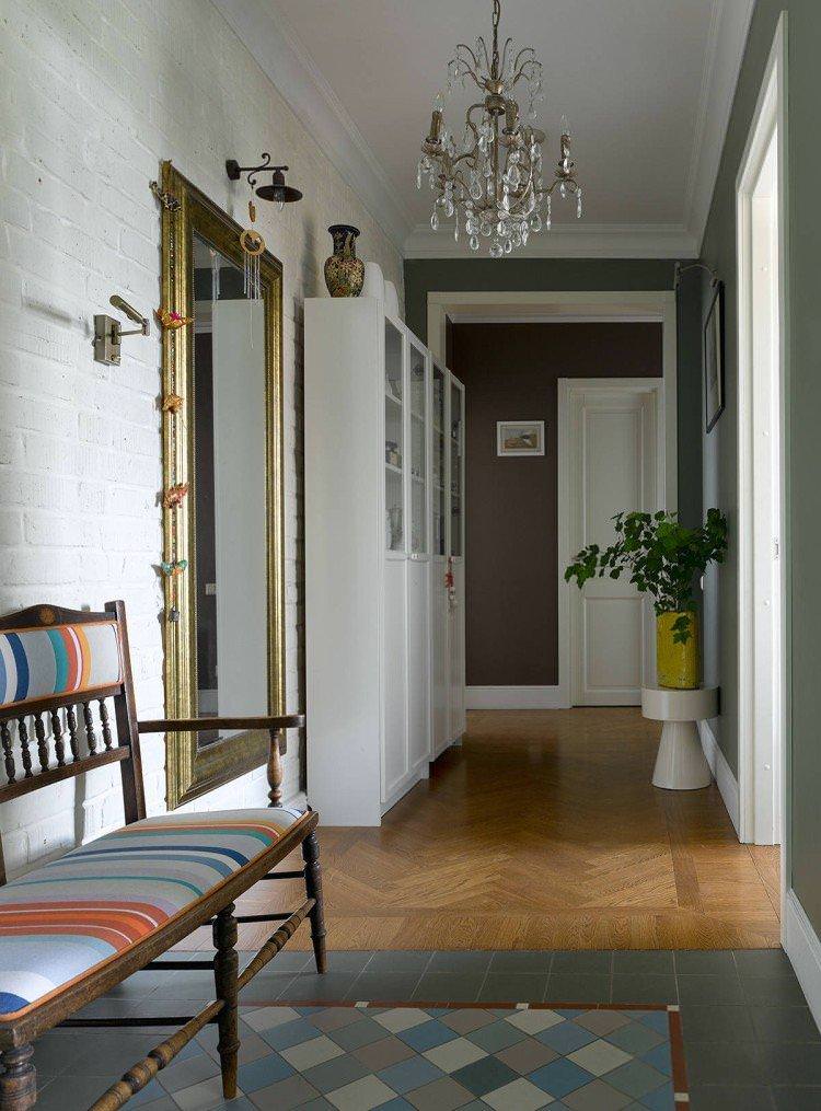 Шпалери для коридору в квартирі - дизайн фото