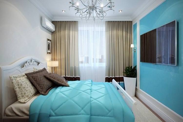 Маленька спальня у стилі мінімалізм - дизайн фото