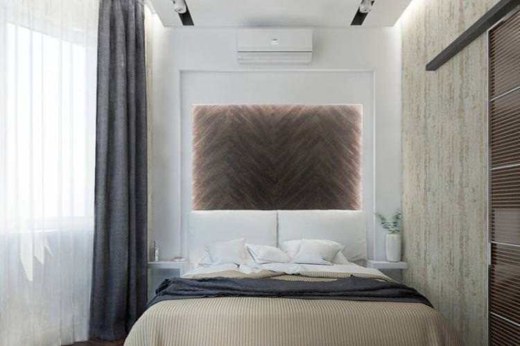 Маленька спальня в стилі мінімалізм - дизайн фото
