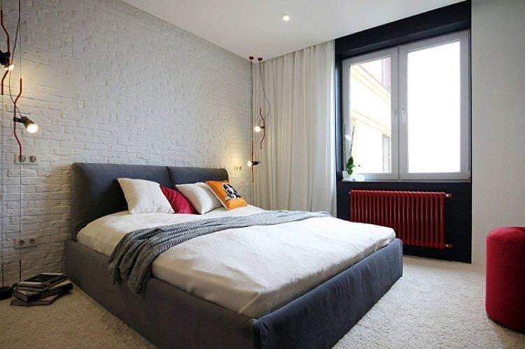 Світла спальня в сучасному стилі - дизайн фото