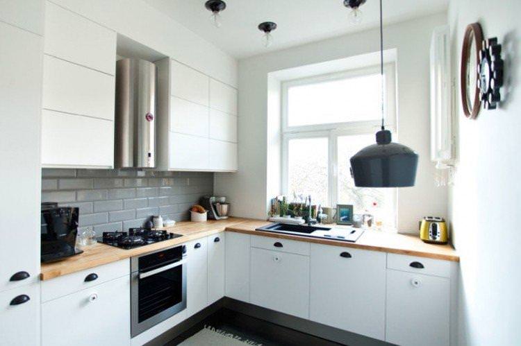 Кухня 2 на 3 у скандинавському стилі - Дизайн інтер'єру