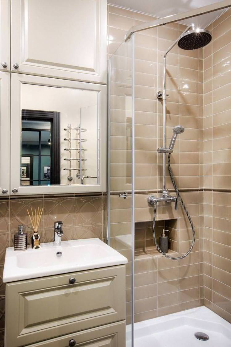 Ванна або душова кабіна - Дизайн вузької ванної кімнати