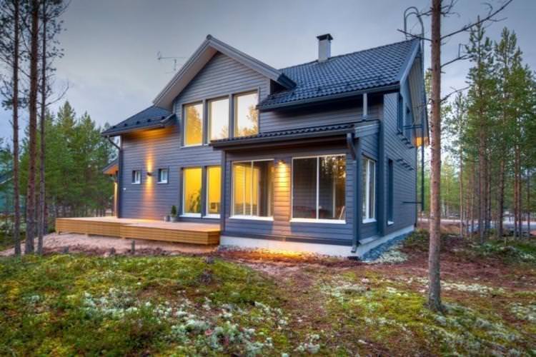Будинок із бруса у скандинавському стилі - проекти та фото