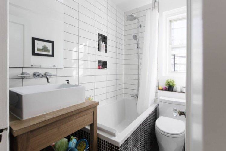 Меблі та системи зберігання - Дизайн ванної кімнати в скандинавському стилі