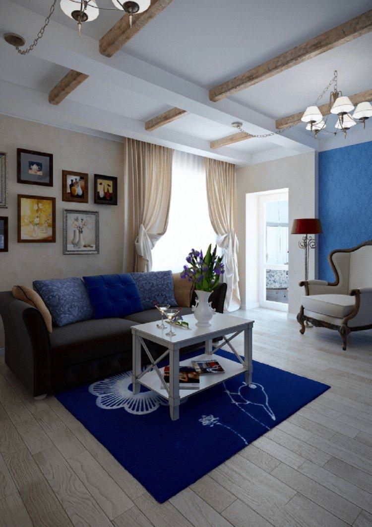 Яскравий прованс у двокімнатній квартирі - Дизайн квартири у стилі прованс