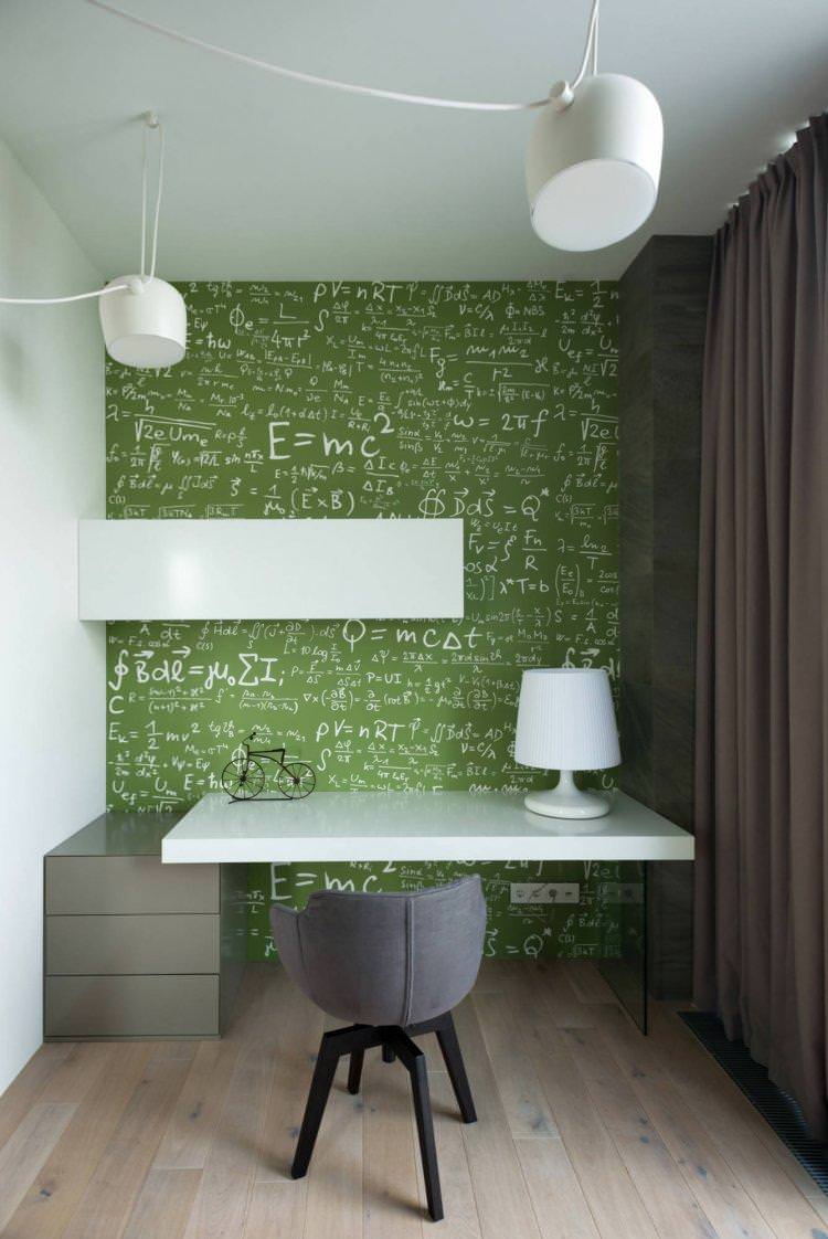 Зелений колір в інтер'єрі дитячої кімнати - дизайн фото