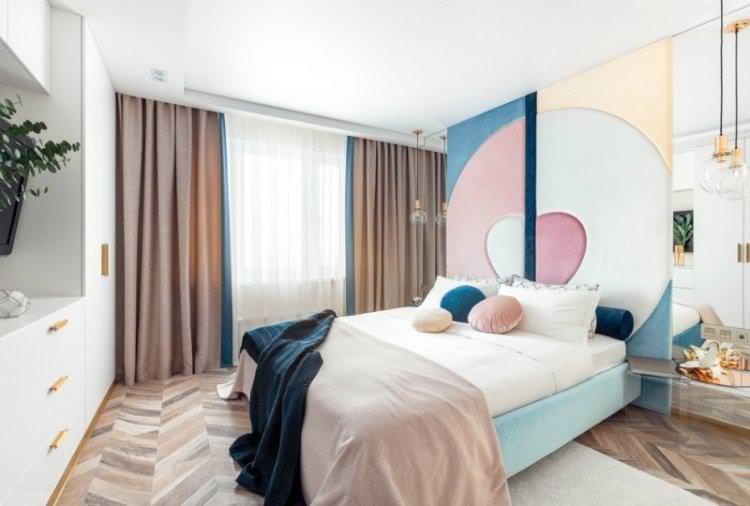 Спальня в стилі контемпорарі - дизайн інтер'єру фото