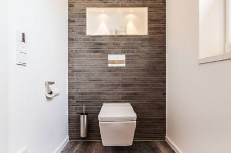 Оздоблення стін у туалеті: матеріали та ідеї (65 фото)