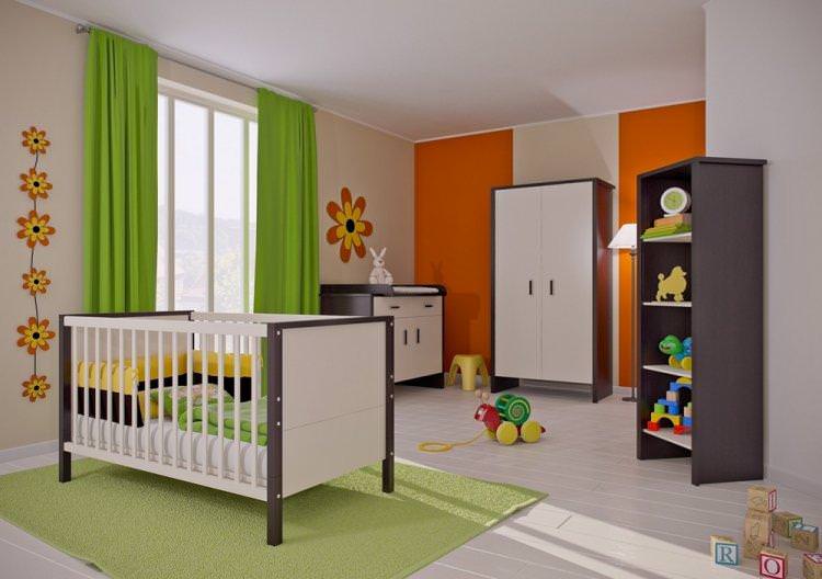Колір венге у дитячій кімнаті - дизайн фото
