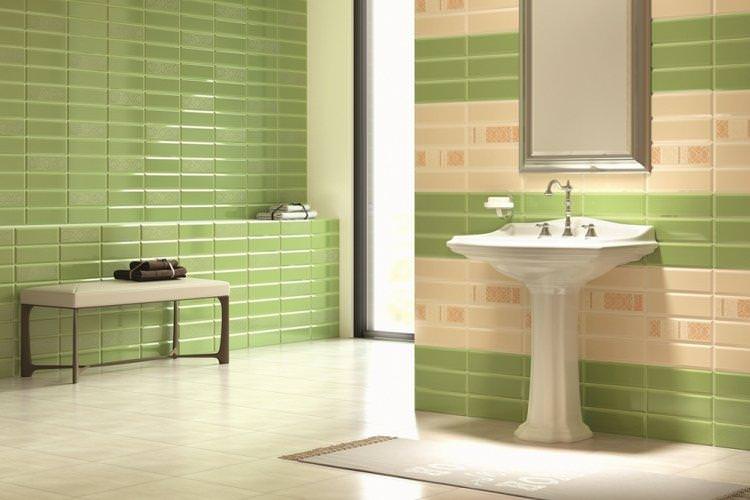 Фістташковий колір у ванній кімнаті - дизайн фото