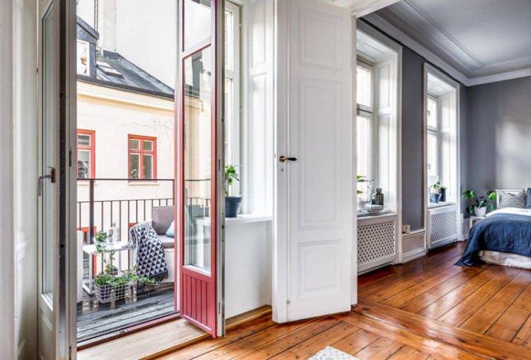 Акцент на підлогу - Дизайн квартири у скандинавському стилі