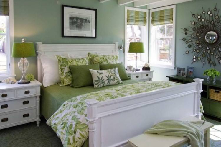Зелена спальня - Дизайн спальні