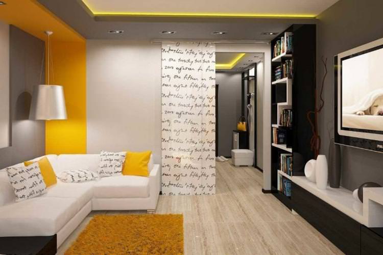 Оздоблення підлоги - Дизайн вітальні в хрущовці