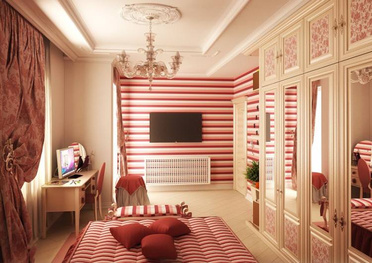 Дизайн інтер'єру кімнати для дівчинки-підлітка - фото реальних інтер'єрів