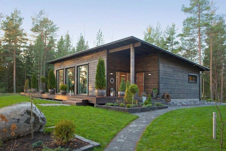 Будинок у скандинавському стилі з дерева - проекти та фото