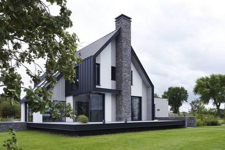 Будинок у скандинавському стилі з блоків - проекти та фото