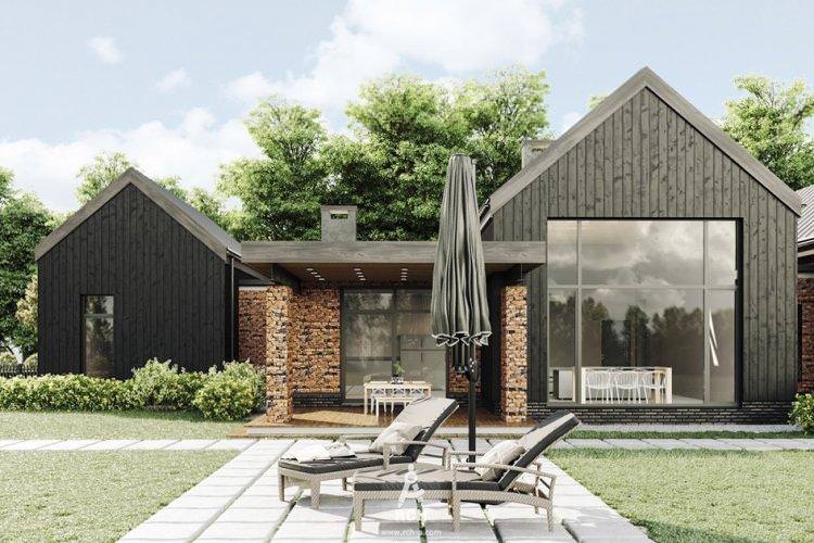 Будинок у скандинавському стилі з гаражем - проекти та фото