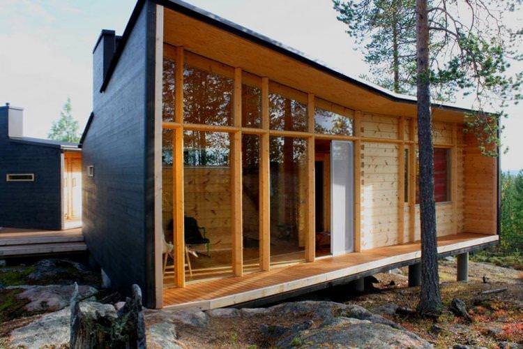 Будинок у скандинавському стилі з сауною - проекти та фото