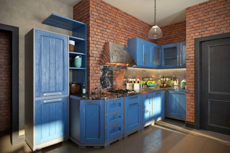 Дизайн кухні в стилі лофт - фото реальних інтер'єрів