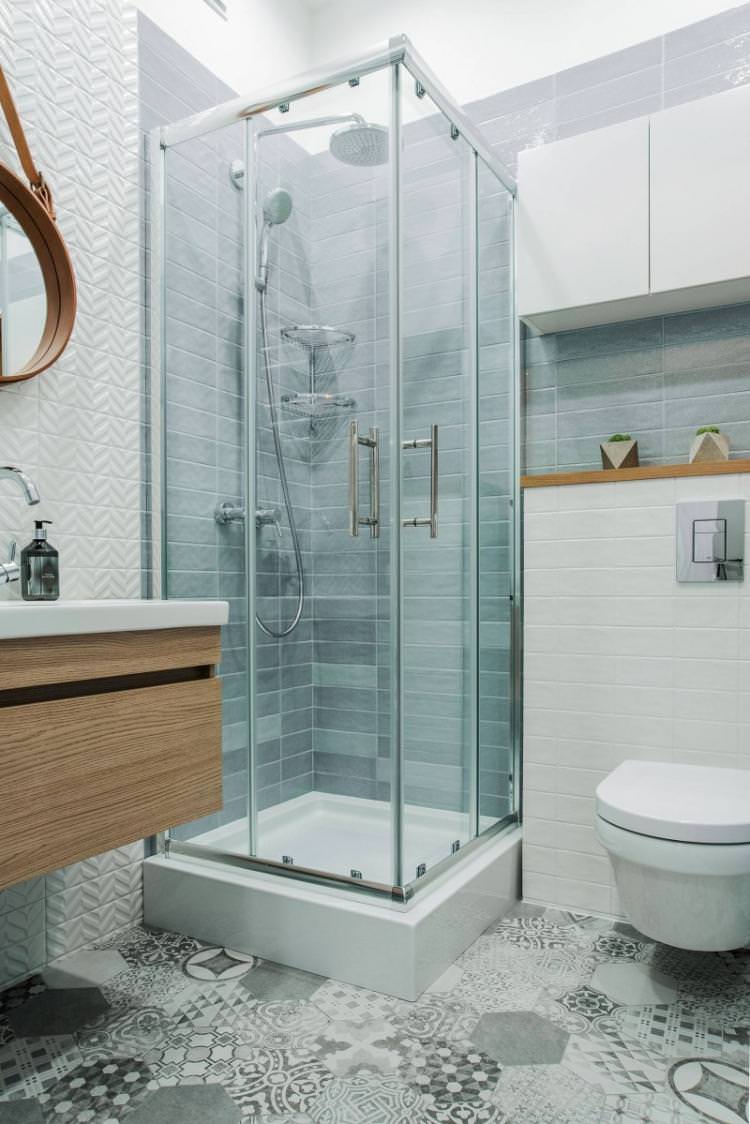 Оздоблення підлоги - Дизайн ванної кімнати 4 кв.м.