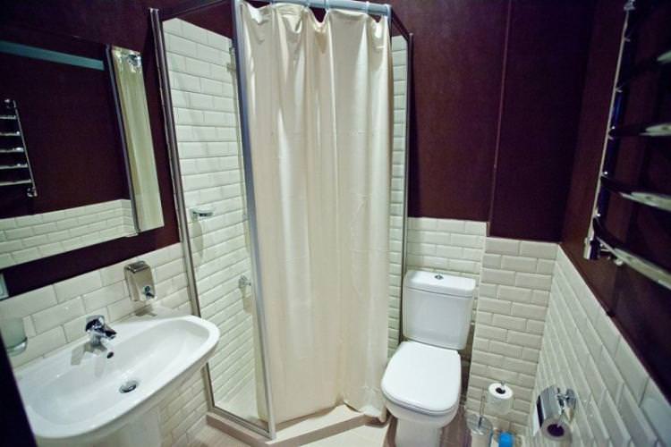 Душева кабіна - Дизайн ванної кімнати 3 кв.м.