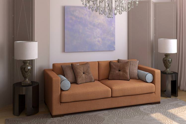 Як вибрати диван - Дизайн вітальні 18 кв.м.