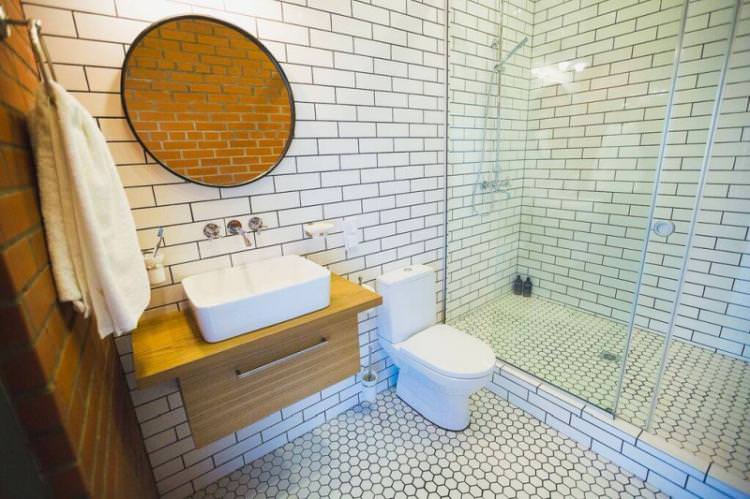 Оздоблення підлоги - Дизайн ванної з душовою кабіною