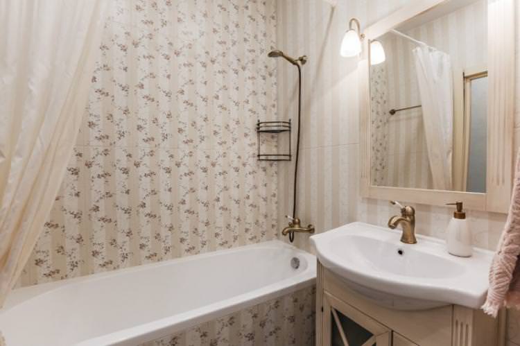 Ванна кімната 2 кв.м. у класичному стилі - Дизайн інтер'єру