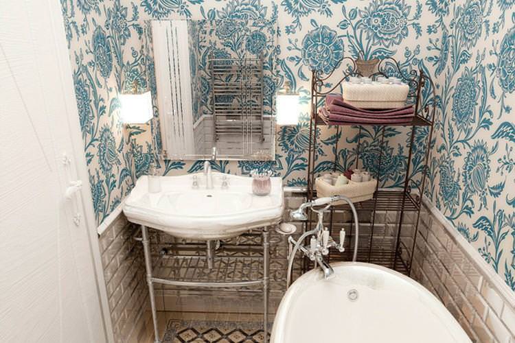 Ванна кімната 2 кв.м. у стилі прованс - Дизайн інтер'єру