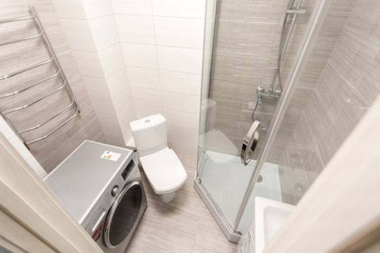 Оздоблення підлоги - Дизайн ванної кімнати 2 кв.м.
