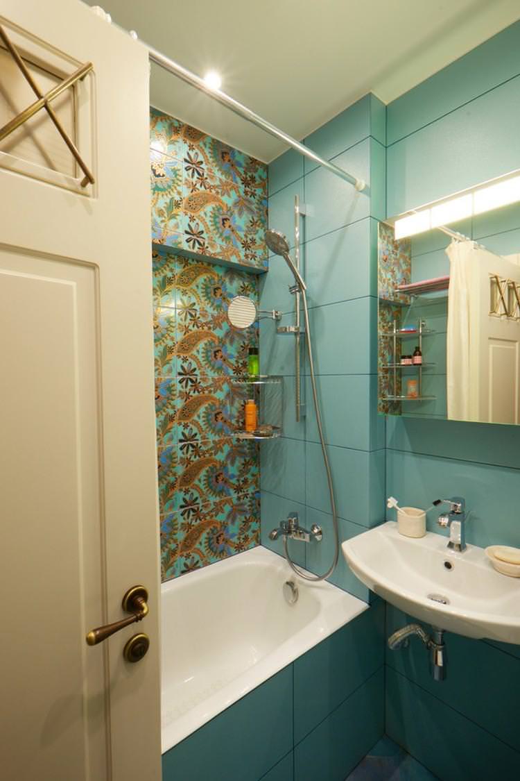 Ванна кімната 2 кв.м. - дизайн інтер'єру фото