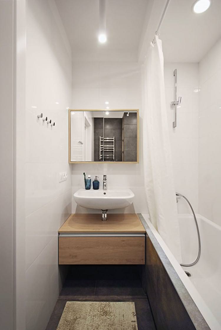 Ванна кімната2 кв. - дизайн інтер'єру фото