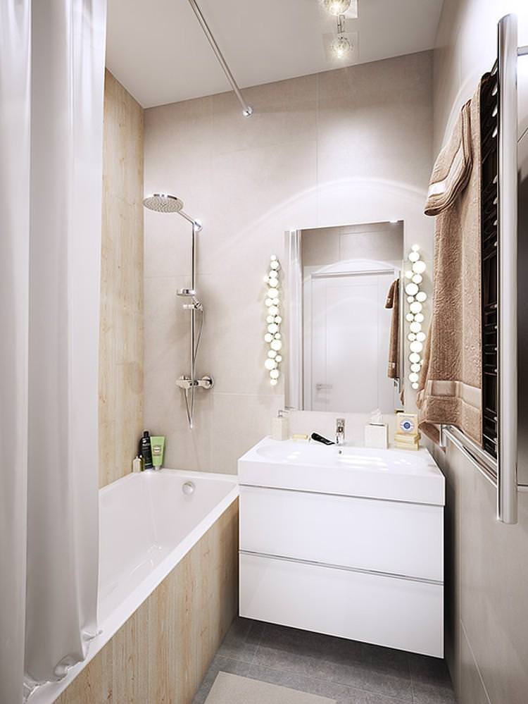 Ванна кімната 2 кв.м. - дизайн інтер'єру фото