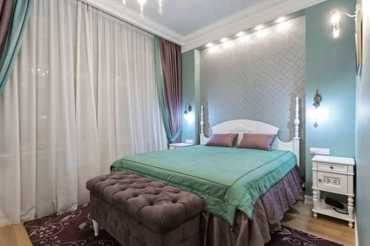 Штори та текстиль - Дизайн спальні в класичному стилі