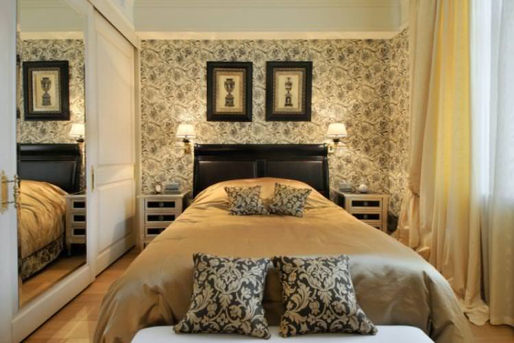 Шафа-купе - Дизайн спальні в класичному стилі