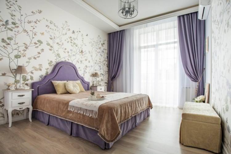 Спальня в класичному стилі - дизайн інтер'єру фото