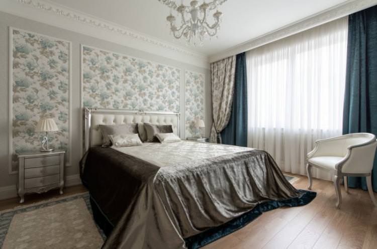 Спальня в класичному стилі - дизайн інтер'єру фото