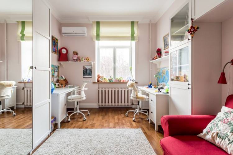 Дитяча кімната в стилі неокласика - дизайн інтер'єру фото