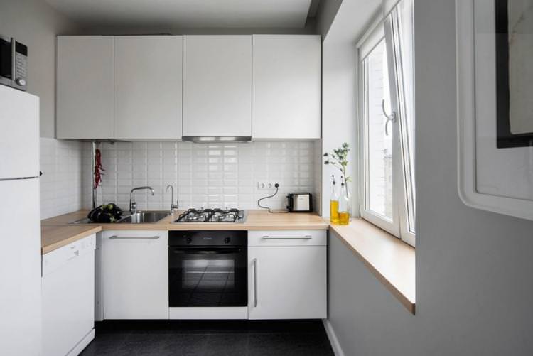 Дизайн кухні 7 кв.м. - фото реальних інтер'єрів