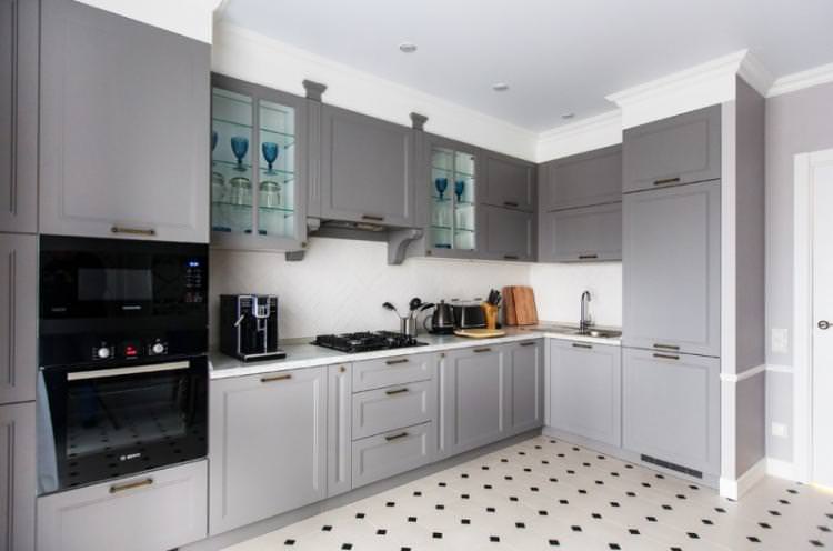 Оздоблення підлоги - Дизайн кухні 13 кв.м.